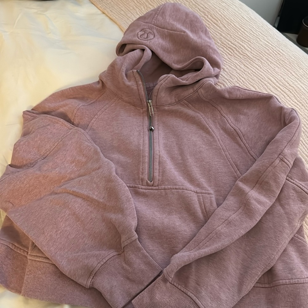 Scuba half zip hoodie
